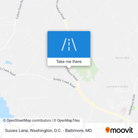 Mapa de Susies Lane