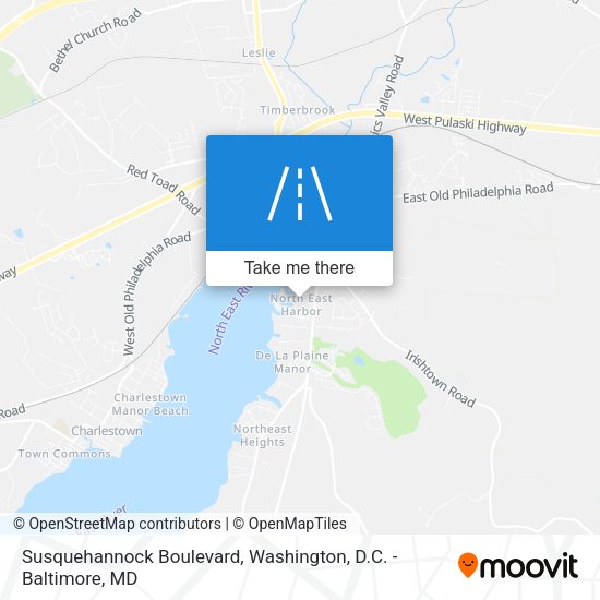 Susquehannock Boulevard map