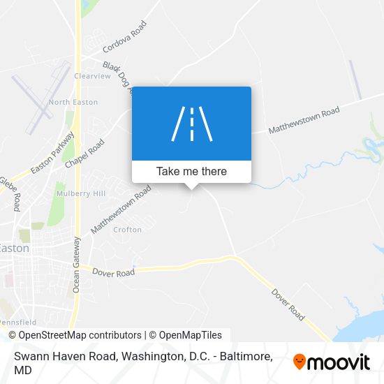 Swann Haven Road map