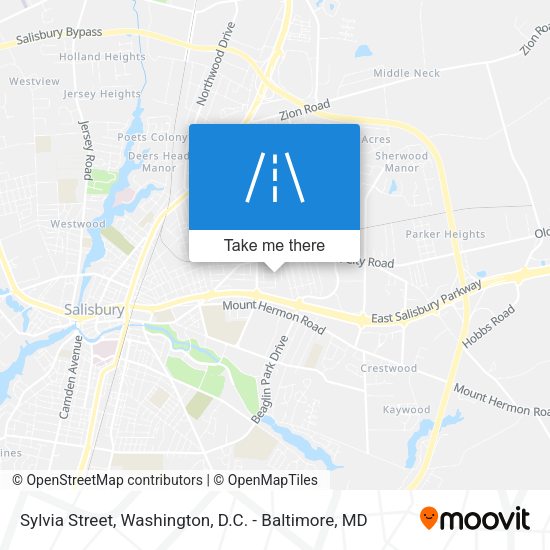 Sylvia Street map