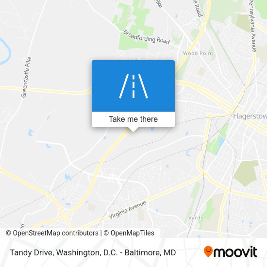 Tandy Drive map