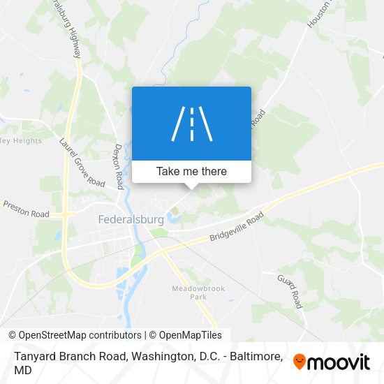 Tanyard Branch Road map