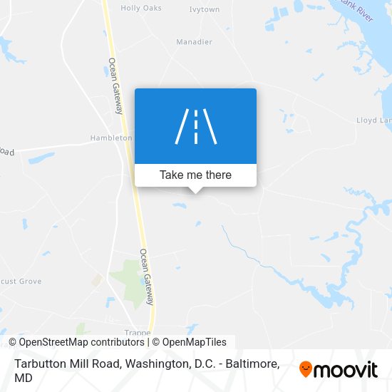 Mapa de Tarbutton Mill Road