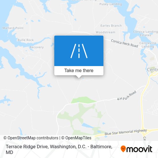 Terrace Ridge Drive map