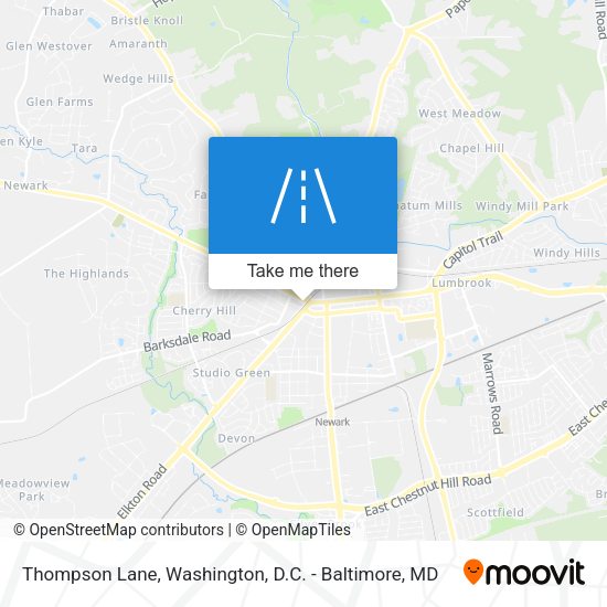 Mapa de Thompson Lane