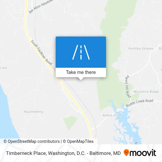 Timberneck Place map