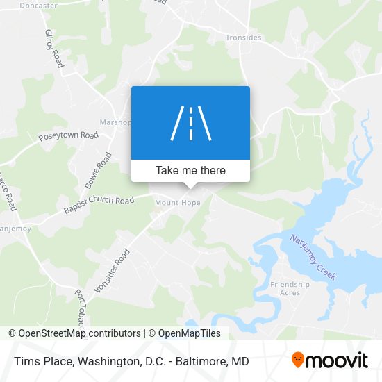 Mapa de Tims Place
