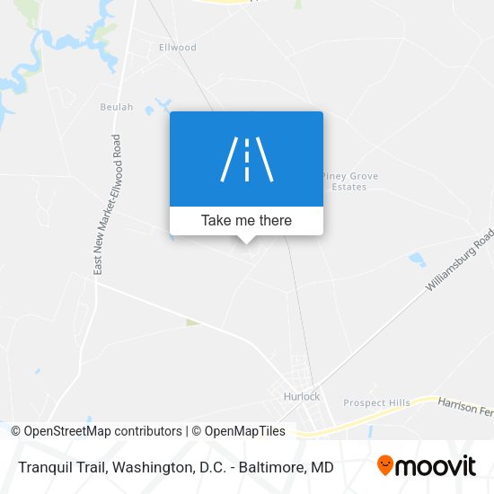 Tranquil Trail map