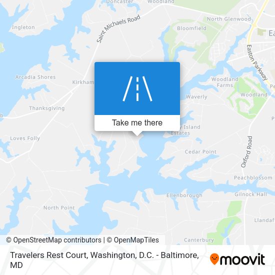 Travelers Rest Court map