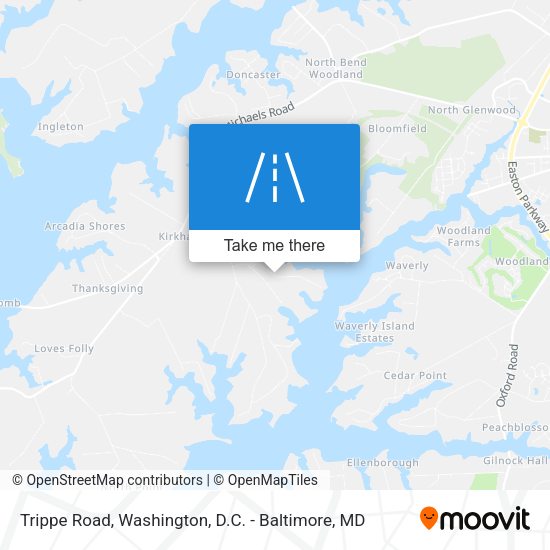 Trippe Road map