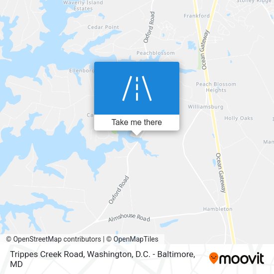 Mapa de Trippes Creek Road