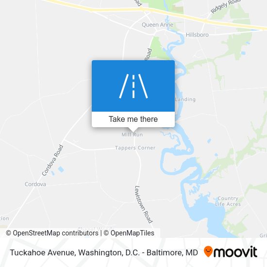 Mapa de Tuckahoe Avenue