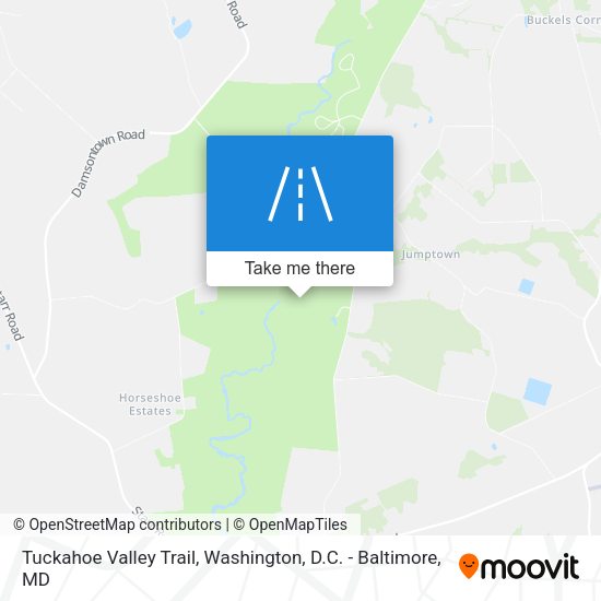 Mapa de Tuckahoe Valley Trail