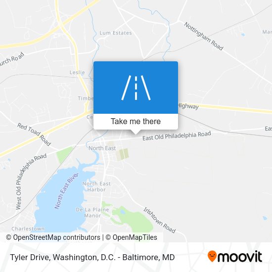 Mapa de Tyler Drive