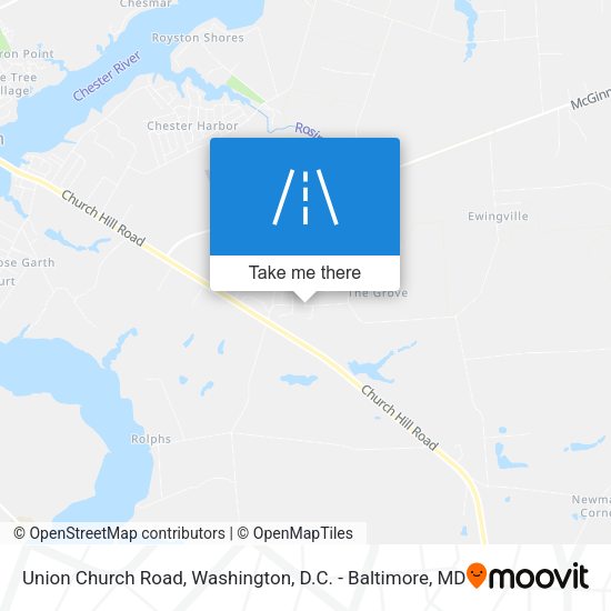 Union Church Road map