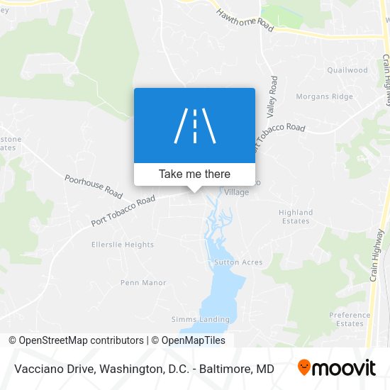 Vacciano Drive map