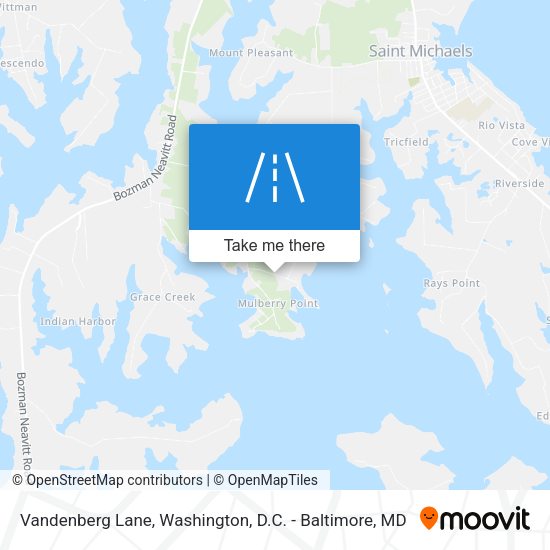 Mapa de Vandenberg Lane