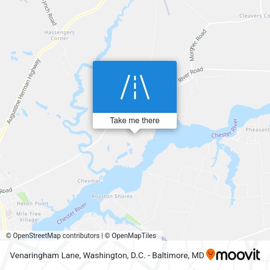 Venaringham Lane map