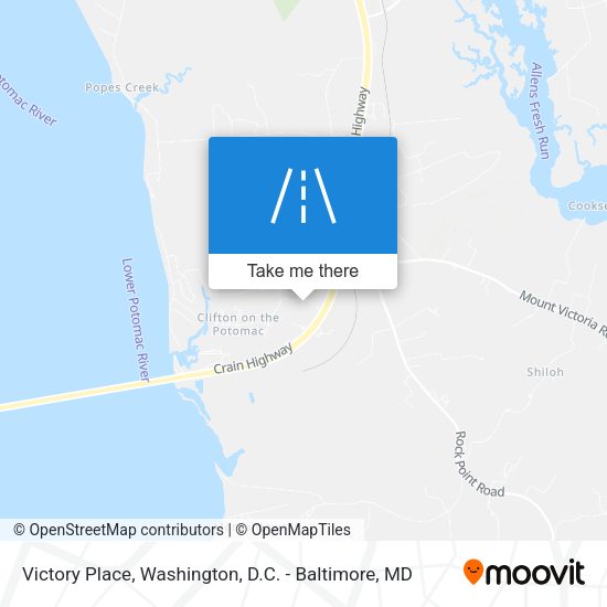 Victory Place map