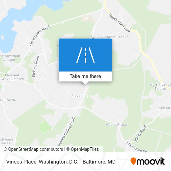 Vinces Place map