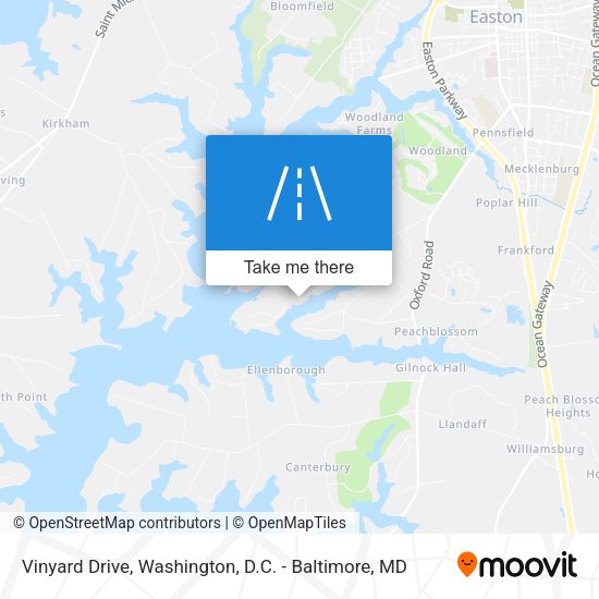 Vinyard Drive map