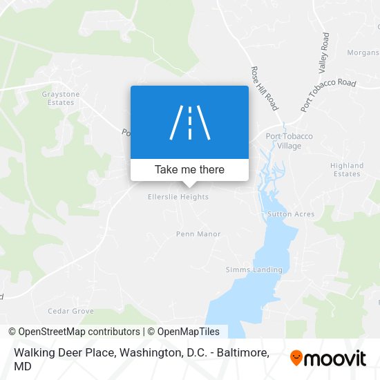 Mapa de Walking Deer Place