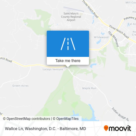 Wallce Ln map