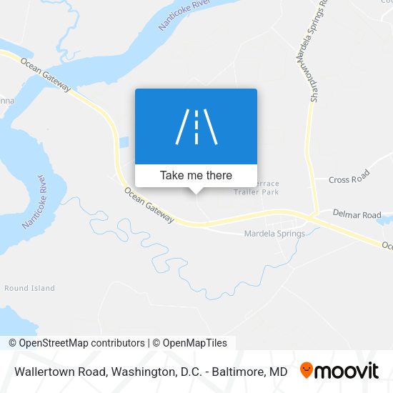 Wallertown Road map