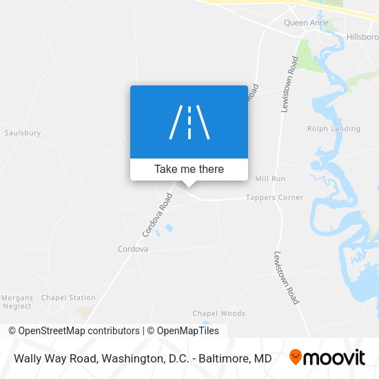 Wally Way Road map