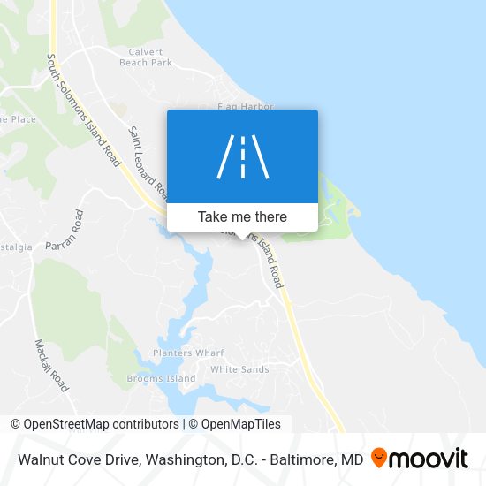 Walnut Cove Drive map