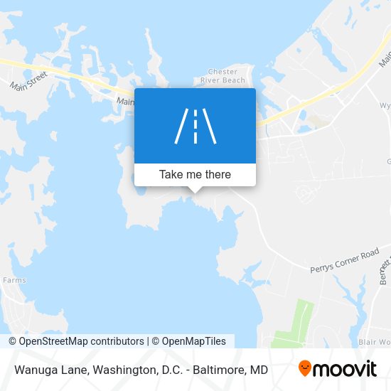 Wanuga Lane map
