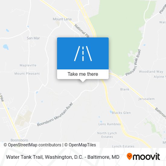 Water Tank Trail map