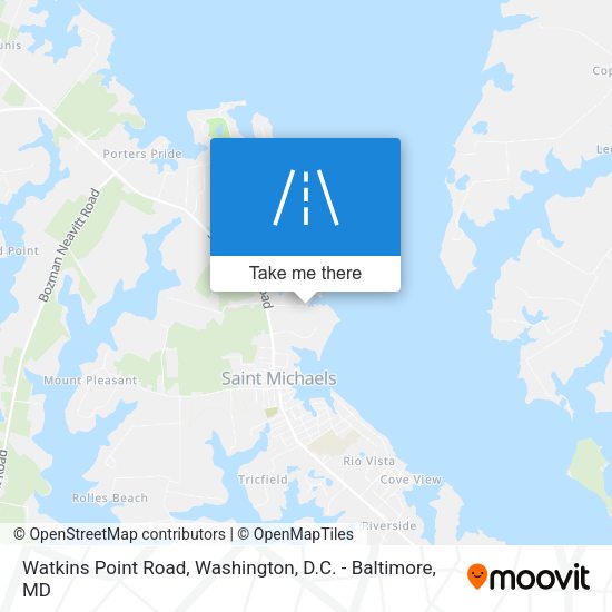 Mapa de Watkins Point Road