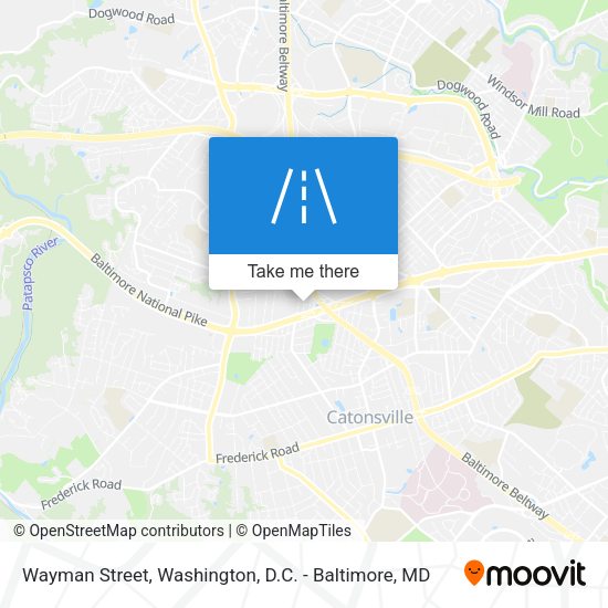 Wayman Street map