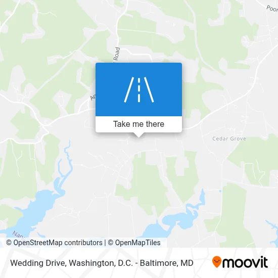 Wedding Drive map