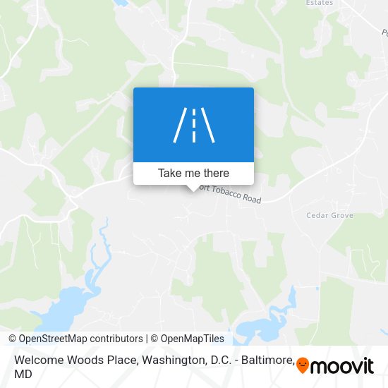 Welcome Woods Place map