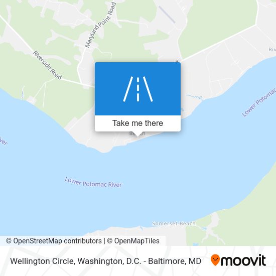 Mapa de Wellington Circle