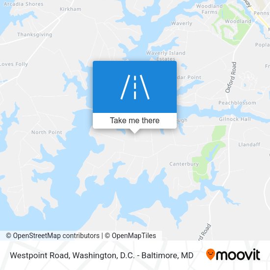 Westpoint Road map