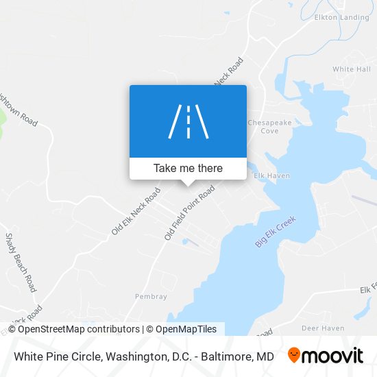 White Pine Circle map