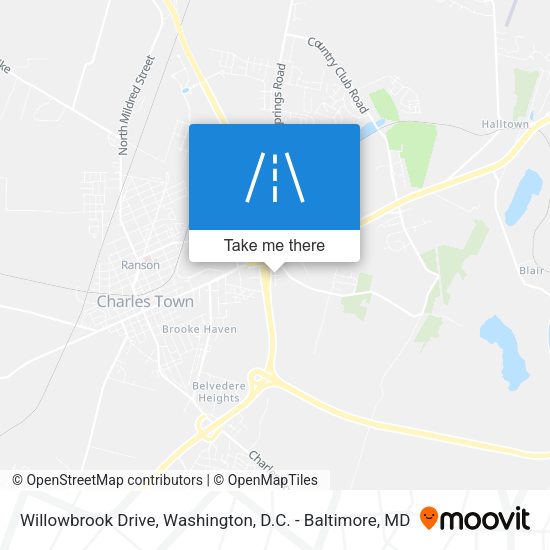 Willowbrook Drive map