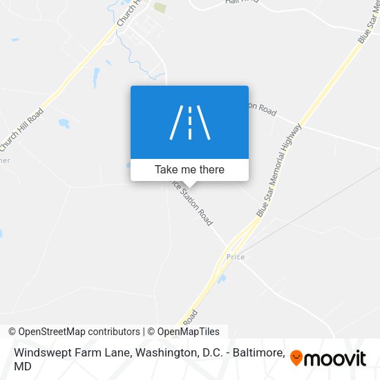 Windswept Farm Lane map