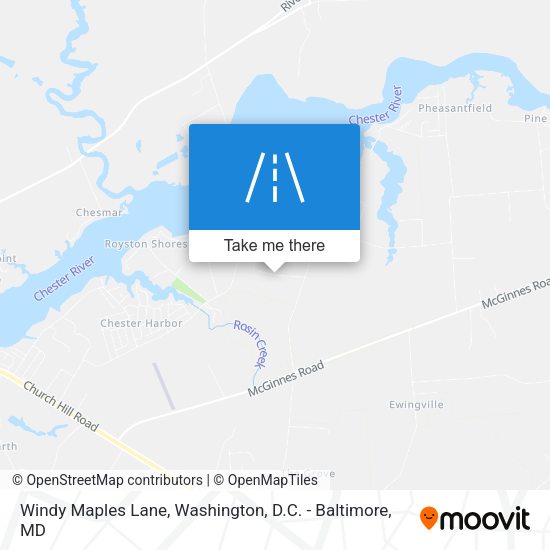 Windy Maples Lane map