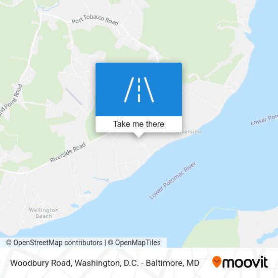 Woodbury Road map