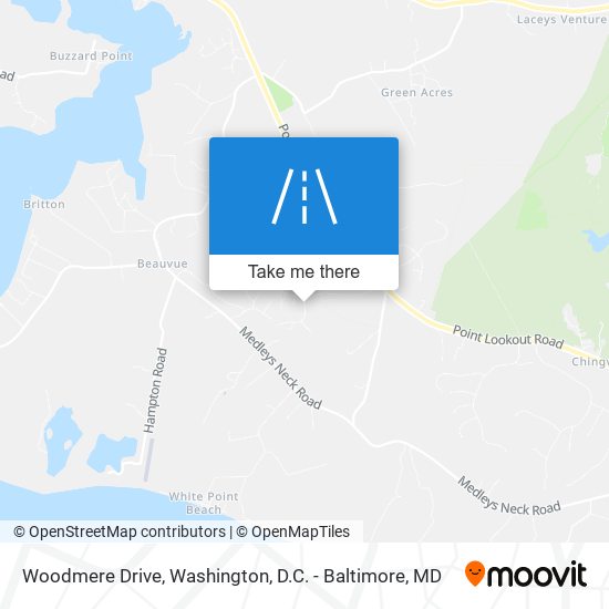 Mapa de Woodmere Drive