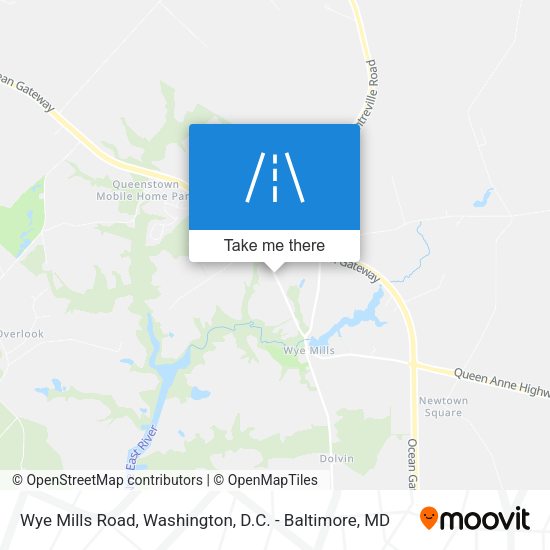 Mapa de Wye Mills Road