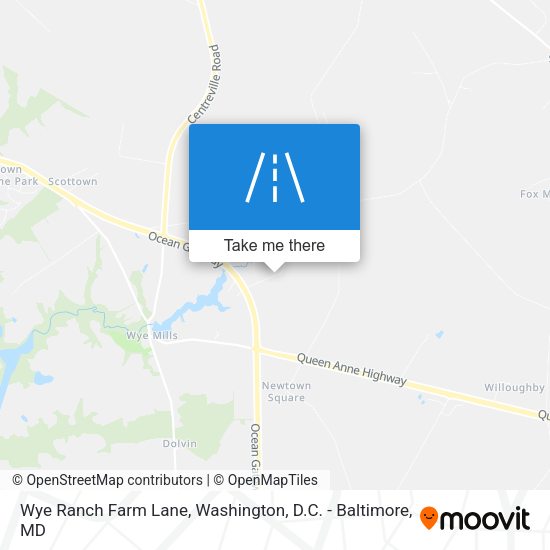Mapa de Wye Ranch Farm Lane