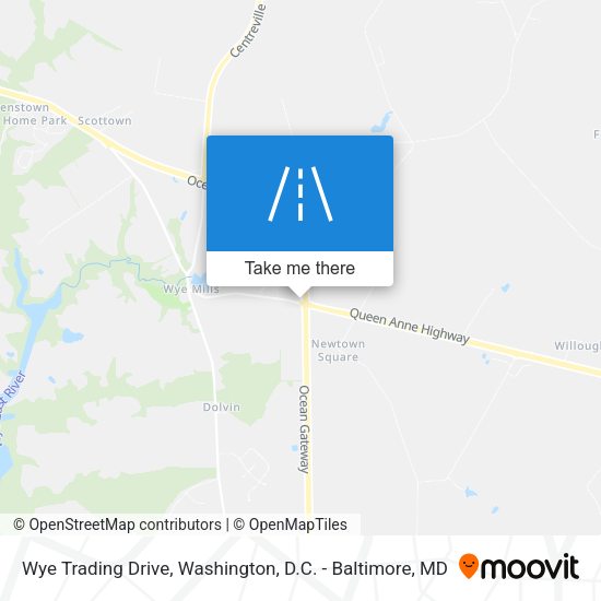 Mapa de Wye Trading Drive