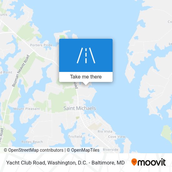 Mapa de Yacht Club Road