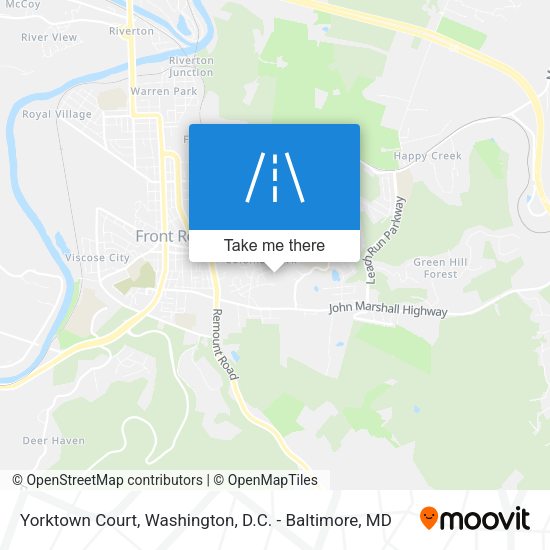 Yorktown Court map