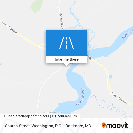 Church Street map